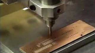 Milling a double sided pcb [upl. by Aketahs116]