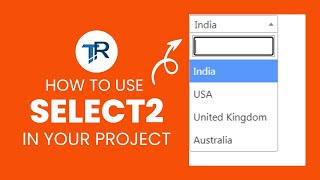 How to use select2 in your project  how to create dropdown with searchbar  Select2 Plugin [upl. by Nylimaj]