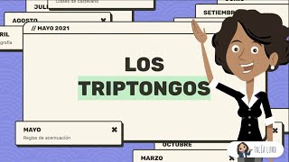 Los triptongos  CASTELLANO  Video educativo [upl. by Brass]