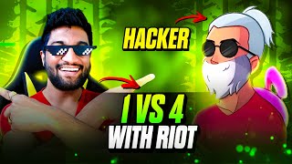 AAJ TOH RIOT KO 1 VS 4 ME PITA 🤣🤣🤣AUKKAT KALAMLIVE222 [upl. by Oahc]