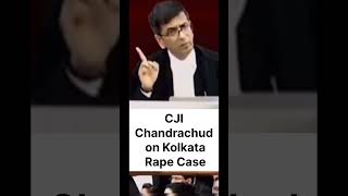 CJI CHANDRACHUD on KOLKATA RAPE doctor kolkata medical college rap justice reels [upl. by Luy]