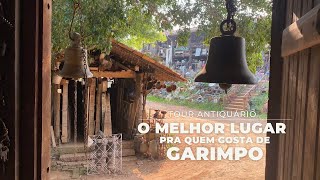 MERCADO SURPRESA O MELHOR LUGAR PARA QUEM GOSTA DE GARIMPAR EM ANTIQUÁRIO OU FERRO VELHO garimpo [upl. by Ahseinat845]