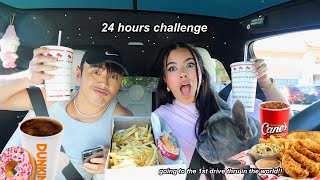 Letting The Person in FRONT of Me DECIDE What I Eat for 24 HOURS  Vlogmas Day 12 [upl. by Oeht]