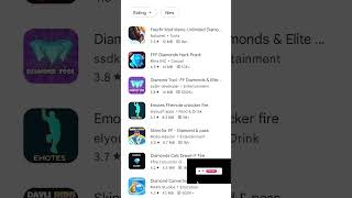 FF best dimmond app in play store wasifgaming shortsfeed freefire freediamonds [upl. by Einhpad]