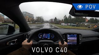 Volvo C40 Recharge 252 KM Ultimate 2023  POV Drive  Project Automotive [upl. by Kristoffer]