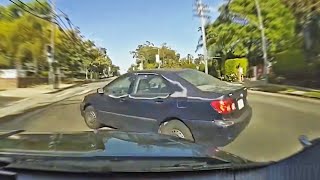 LAPD Patrol Car Collides With Civilian Vehicle During Code3 Response [upl. by Ayekam]