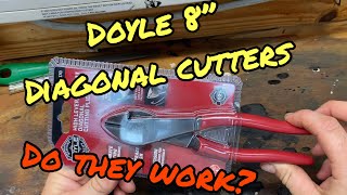 Doyle 8” Diagonal Cutters Review Harbor Freight [upl. by Samuela]