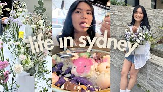 sydney vlog 💐 my first flower arranging class vietnamese desserts favourite spots in burwood [upl. by Euqinwahs958]