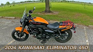 2024 Kawasaki Eliminator 450 First impressions test ride [upl. by Bywoods483]