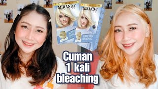 Bleaching Rambut Sendiri   Miranda Super Blue Bleaching  Miranda Pastel Series [upl. by Douty]