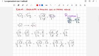 Moltiplicazione e divisione tra radicali ESERCIZI [upl. by Eedia933]
