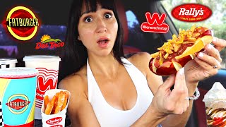 I Ate At FAST FOOD Restaurants I NEVER Knew Existed [upl. by Steve]