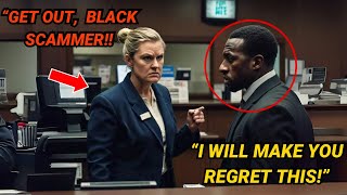 RACIST BANK MANAGER Refuses Service To BLACK MILLIONAIRE Unaware of The DAMAGE Shes About To [upl. by Eilerua]