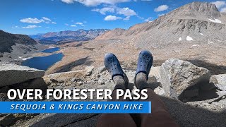 I Survived Forester Pass in Crocs 😉 17 Days Hiking Solo in Sequoia amp Kings Canyon [upl. by Gebhardt]