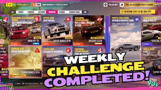 Forza Horizon 5 Weekly Danger Sign Challenge Baja Show Jump Complete Guide [upl. by Vinaya661]