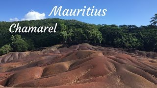 Things to see at Mauritius Chamarel Falls amp 7 Coloured Earth [upl. by Ynagoham]