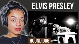 First Time Hearing Elvis Presley  Hound Dog Reaction  Rere Reacts [upl. by Yentiw]