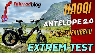 HAOQI Antelope 20 ELastenfahrrad im Test  Erfahrungen auf den Lofoten mit bis zu 220kg Gewicht [upl. by Dylan442]