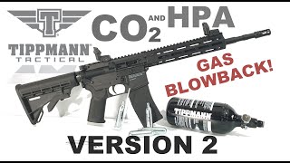 TIPPMANN M4 V2 HPA amp CO2  GAS BLOWBACK M4 VERSION 2 [upl. by Christal490]