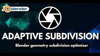 Blender  Adaptive Subdivision  Demo 2 [upl. by Sllew455]