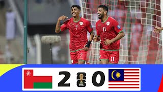 Oman vs Malaysia 20 Highlights  FIFA World Cup 26™ AFC Qualifiers [upl. by Surbeck]