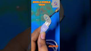 Data cable repair mobile charger data cable smartphone automobile repair video viralvideo [upl. by Eanat]