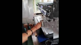 How to use CARIMALI Italian Semi Automatic Coffee Machine [upl. by Nas]