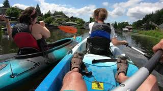 Kayaking at Sammamish River [upl. by Eillehs]