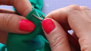 Easily Unpick Overlocking  Serging How to Sewing Hack Video Tutorial [upl. by Ellinad]