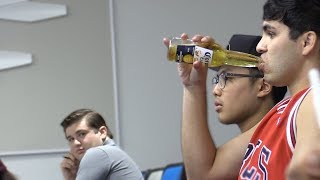 DRINKING BEERS IN LECTURES PRANK [upl. by Pachton578]