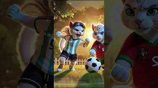 Cat playing football parrotandrabbitcatlover catviralshorts catVideo [upl. by Coyle]