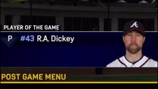 92 RA DICKEY DEBUT MLB THE SHOW 17 RANKED SEASONS [upl. by Christensen]