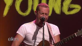 Coldplay Orphans Live  The Ellen DeGeneres Show [upl. by Dnilazor160]