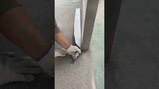 卷材乙烯基地板安装Roll Vinyl Flooring Installation diyflooring shorts [upl. by Anawad]