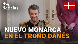 FEDERICO X se CONVIERTE en REY de DINAMARCA tras la ABDICACIÓN de MARGARITA II  RTVE Noticias [upl. by Veator]