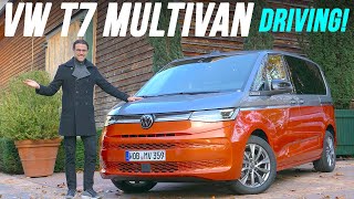 allnew VW Multivan T7 driving REVIEW 2022 Volkswagen Microbus PHEV [upl. by Rooney]