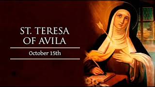 OCTOBER 15TH ST TERESA OF AVILA [upl. by Ybanrab938]