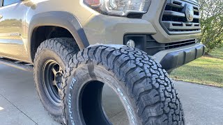 Tacoma TRD Off Road BF Goodrich KO2 Truck Tire 75000 mile Review  28575r16 vs 27570r16 [upl. by Aderfla105]