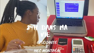 24H DANS MA VIE DÉTUDIANTE  HEC Montréal  Mathilde gft [upl. by Leira804]