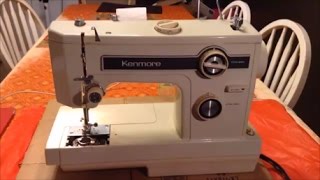 Sears Kenmore Sewing Machine 14815700 148 LOOK AT MY MACHINE [upl. by Etnauq44]