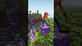 Crash Bandicoot vs Sprunki Brud Phase 4 in Minecraft [upl. by Salesin]