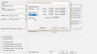 HYPACK  Geodetic Parameters TimeVariable Datum Transformation [upl. by Akihsar799]