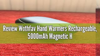 Review Wothfav Hand Warmers Rechargeable 5000mAh Magnetic Hand Warmers 2 Pack Electric Handwarmers [upl. by Darrell358]