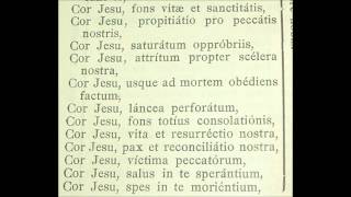 Litany of the Sacred Heart of Jesus in Latin [upl. by Hassett]