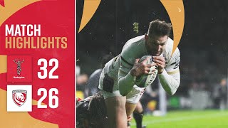 Highlights  Harlequins v Gloucester Rugby [upl. by Akerley]