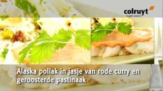 Alaska pollak in jasje van rode curry [upl. by Orban]