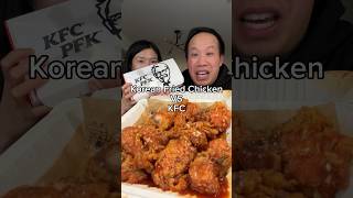 Korean Fried Chicken vs KFC [upl. by Niveg447]