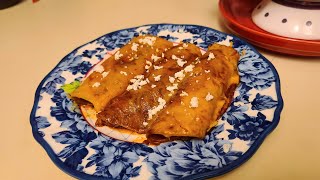 Enchiladas Rojas Recipe Annes Recipe Box [upl. by Ahcilef604]