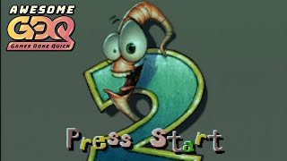 Earthworm Jim 2 by Gargon100 in 3023  AGDQ2019 [upl. by Ecnerrot]