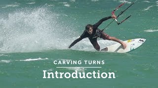 Kitesurfing Howto Carving Turns Introduction [upl. by Akimet]